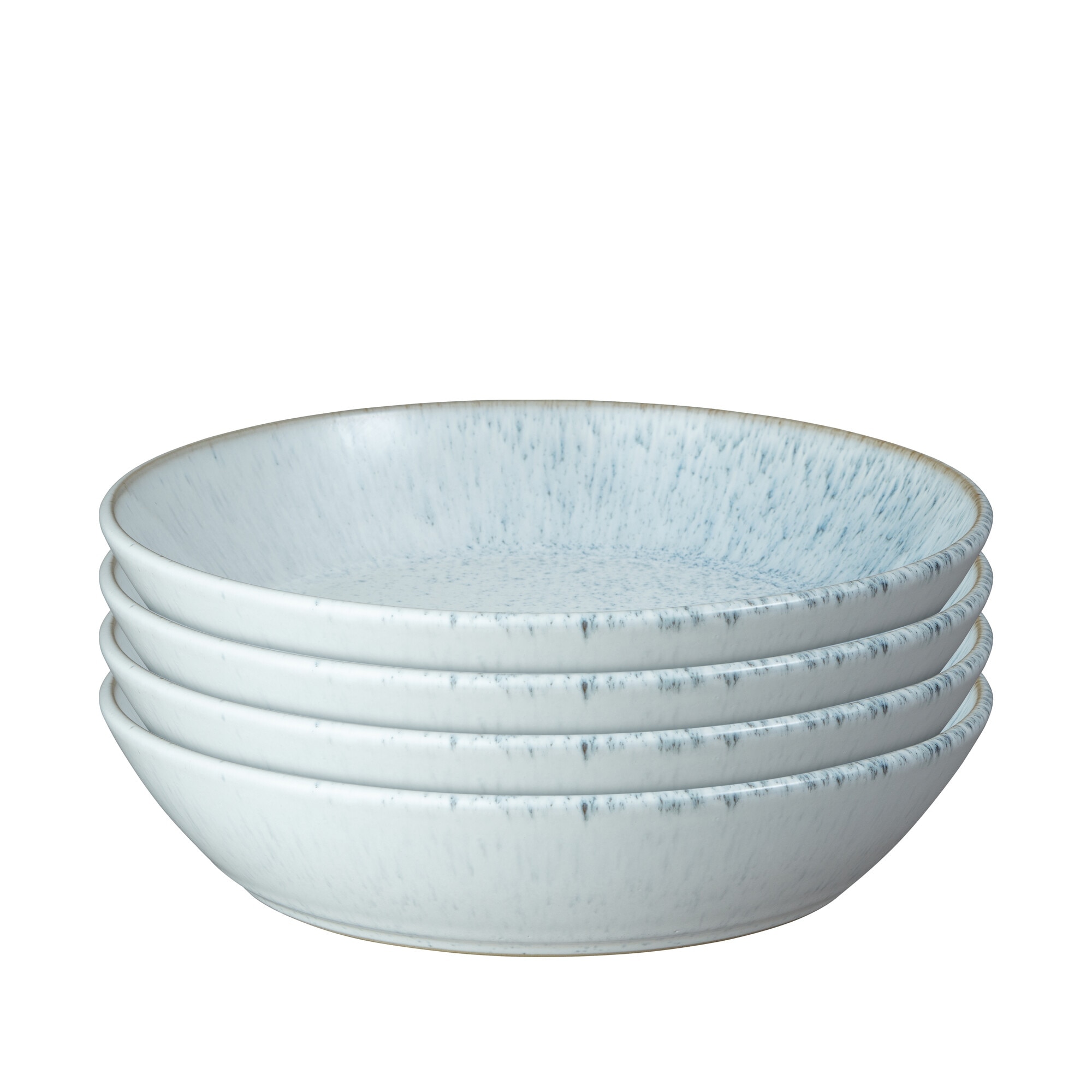 Product photograph of Denby Kiln Blue Set Of 4 Pasta Bowls from Denby Retail Ltd